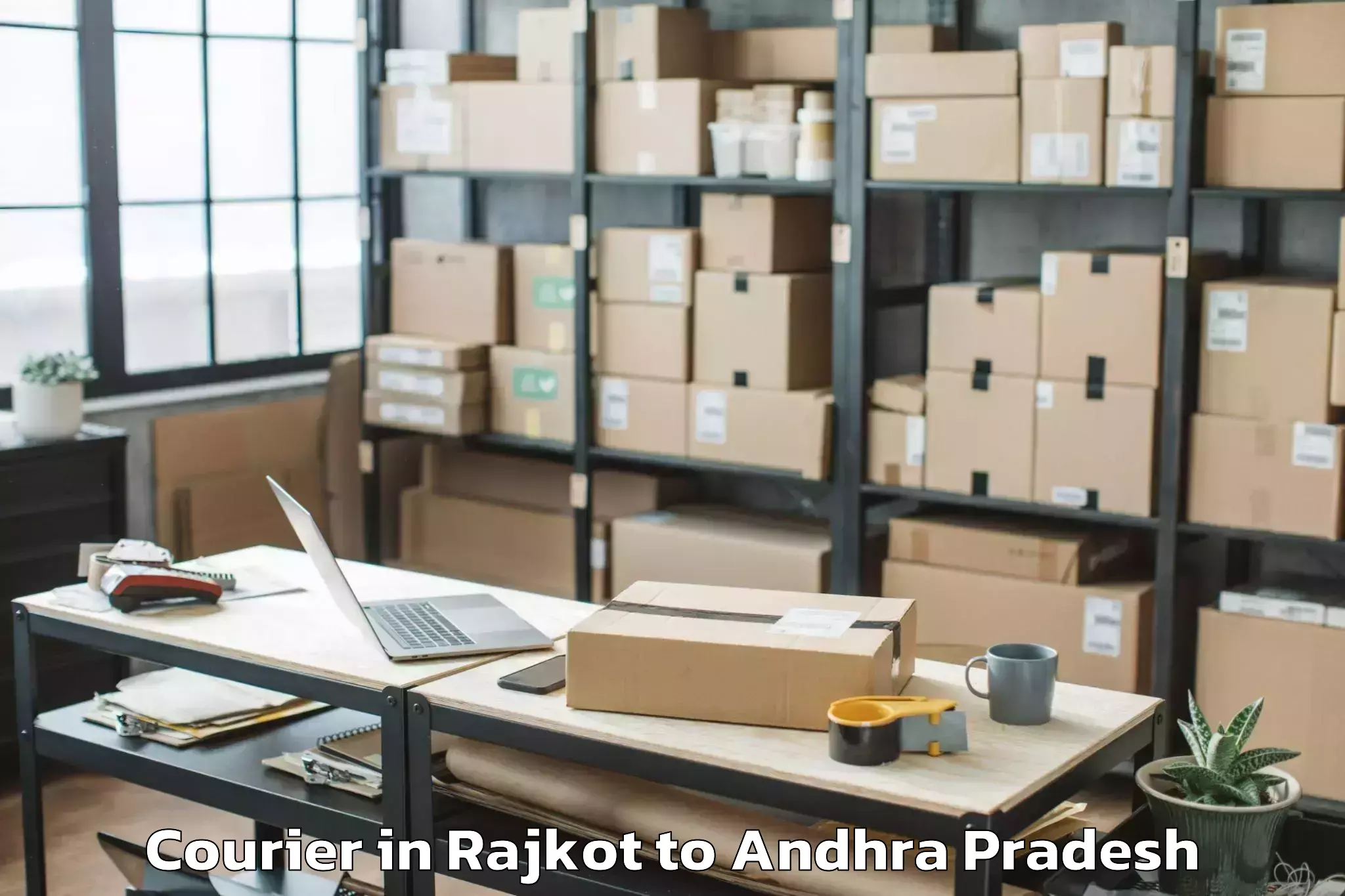 Top Rajkot to Pamarru Courier Available